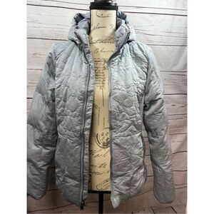 Northface medium‎ light gray 550 coat